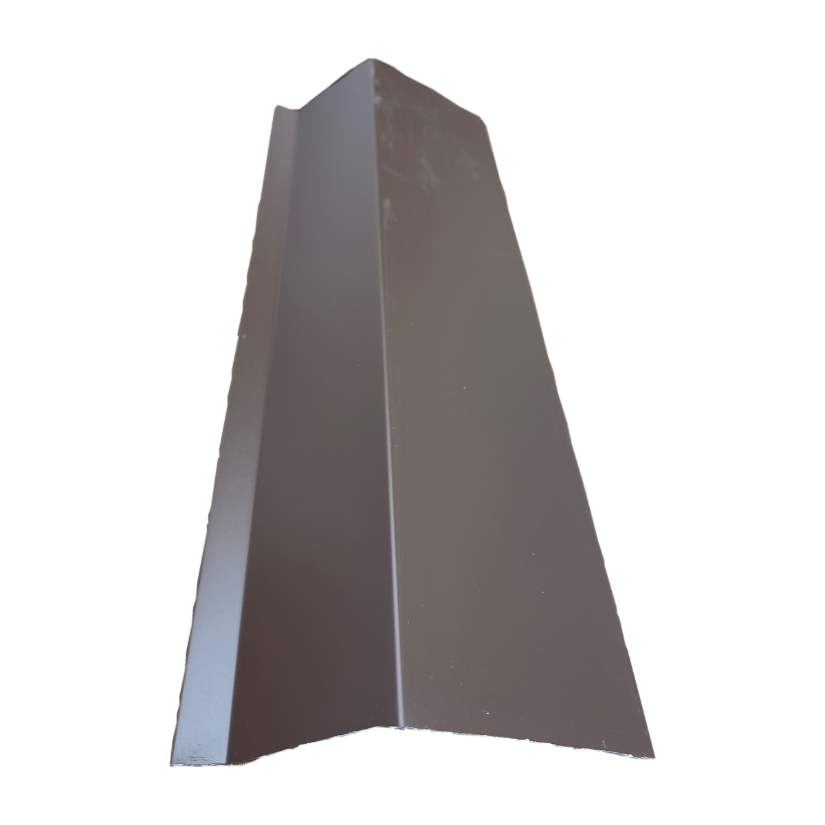 Gutter apron flashing, end view